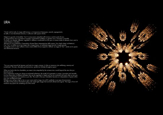 Chandelier AHURA LIRA Series